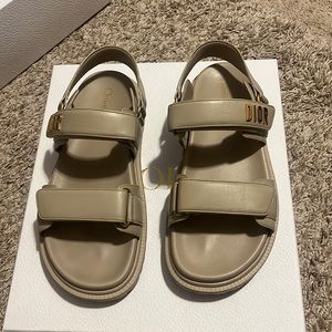 Beige Dior Sandals size 38.5